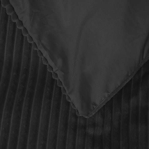 Rib Teddy Zwart