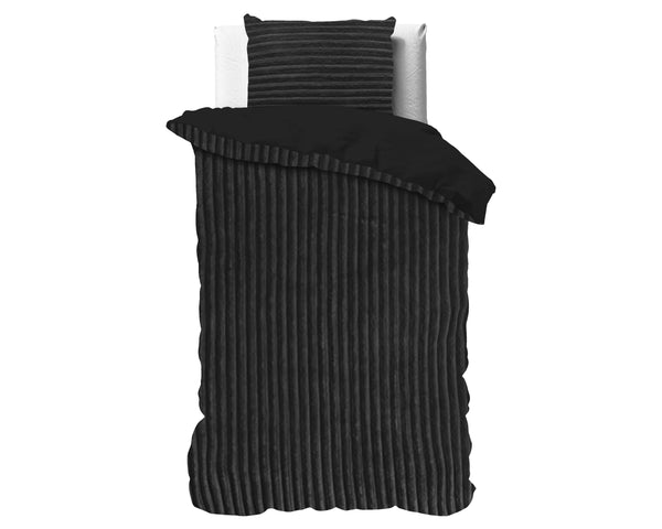 Rib Teddy Zwart