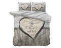 Bettbezug – Love To The Moon And Back 2 Grau