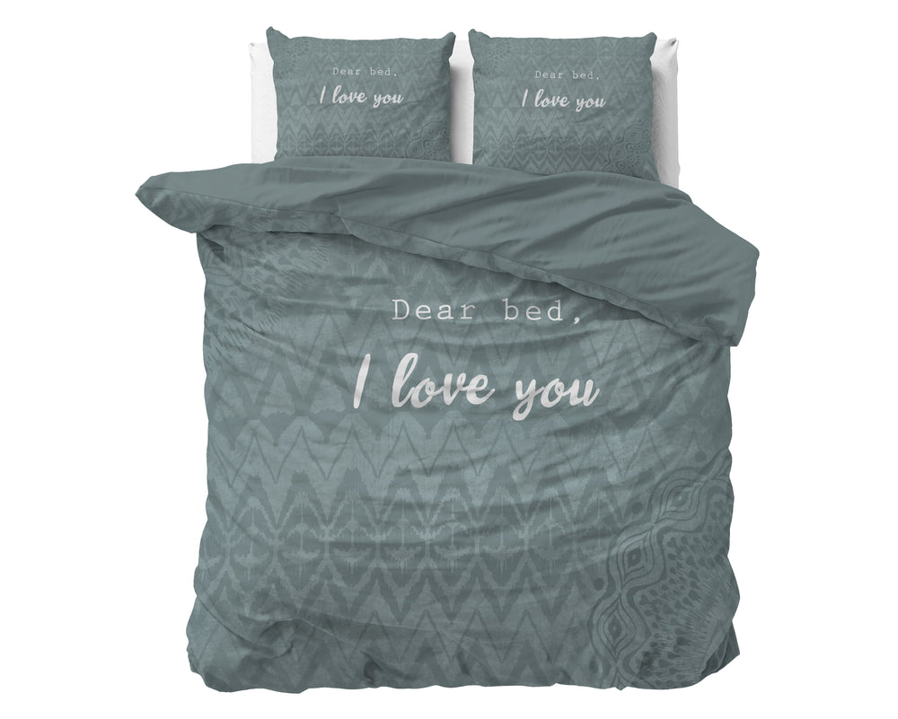 I Love Bed Groen