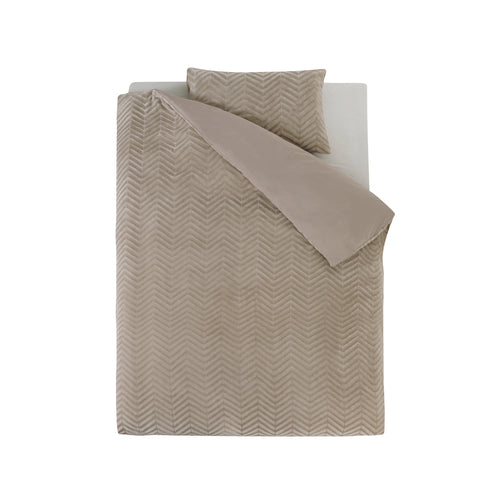 Chevron Teddy Taupe