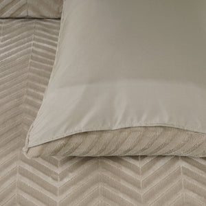 Chevron Teddy Taupe