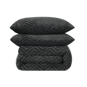 Chevron Teddy Antraciet