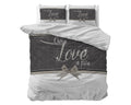 Bettbezug – Pure Love Grau