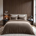 Bettbezug – Samt Cartier Taupe