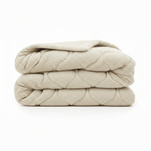 Dekbed Zonder Overtrek - Lazy Dekbed Teddy Beige Met Kussenslopen