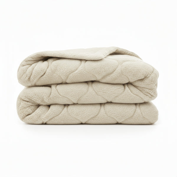 Dekbed Zonder Overtrek - Lazy Dekbed Teddy Beige Met Kussenslopen