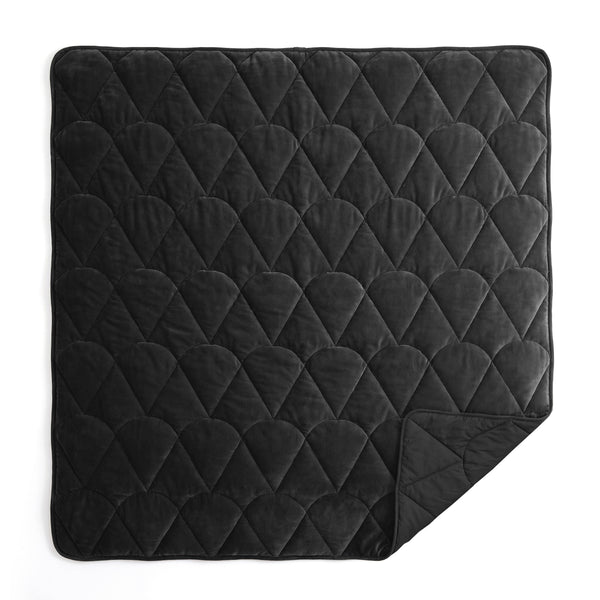 Dekbed Zonder Overtrek - Lazy Dekbed Velvet Zwart Met Kussenslopen