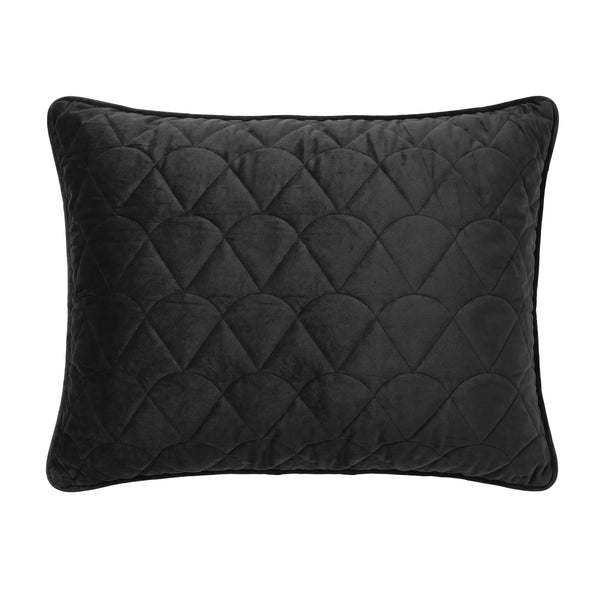 Dekbed Zonder Overtrek - Lazy Dekbed Velvet Zwart Met Kussenslopen