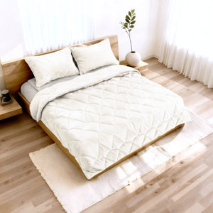 Lazy Dekbed Velvet Beige Met Kussenslopen