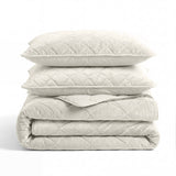 Bettdecke ohne Bezug - Lazy Duvet Samt Beige mit Kissenbezügen