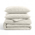 Dekbed Zonder Overtrek - Lazy Dekbed Velvet Taupe/Grijs Met Kussenslopen
