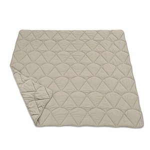 Dekbed Zonder Overtrek - Lazy Dekbed Velvet Taupe/Grijs Met Kussenslopen