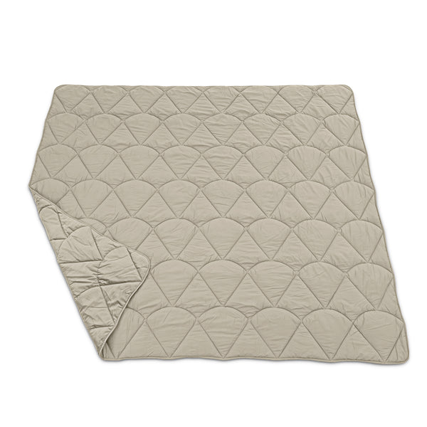 Dekbed Zonder Overtrek - Lazy Dekbed Velvet Taupe/Grijs Met Kussenslopen