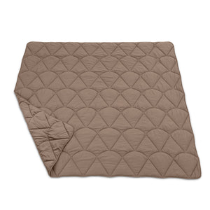 Dekbed Zonder Overtrek - Lazy Dekbed Velvet Taupe/Bruin Met Kussenslopen