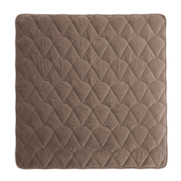 Dekbed Zonder Overtrek - Lazy Dekbed Velvet Taupe/Bruin Met Kussenslopen