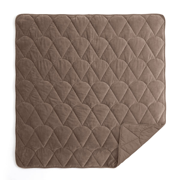 Dekbed Zonder Overtrek - Lazy Dekbed Velvet Taupe/Bruin Met Kussenslopen