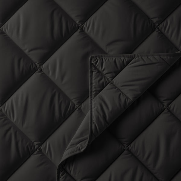 Lazy Dekbed Diamond Zwart