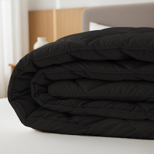 Lazy Dekbed Diamond Zwart
