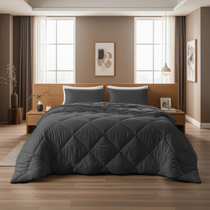 Lazy Dekbed Diamond Antraciet