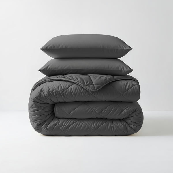 Lazy Dekbed Diamond Antraciet