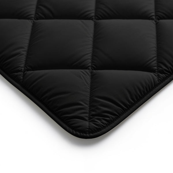 Lazy Dekbed Diamond Zwart / Antraciet