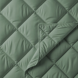 Lazy Dekbed Diamond Groen
