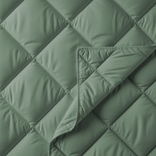 Lazy Dekbed Diamond Groen