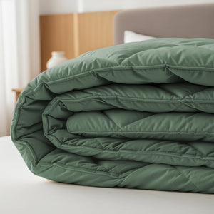 Lazy Dekbed Diamond Groen