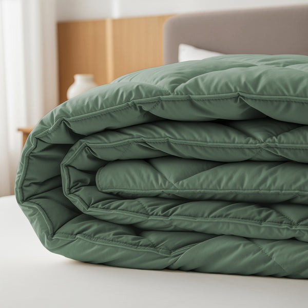 Lazy Dekbed Diamond Groen