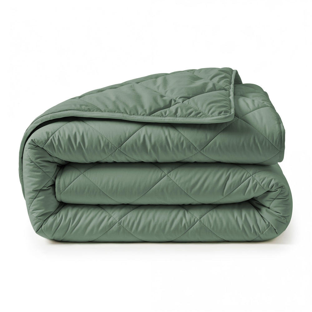 Lazy Dekbed Diamond Groen