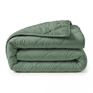 Lazy Dekbed Diamond Groen