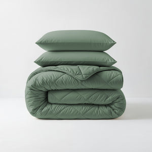 Lazy Dekbed Diamond Groen
