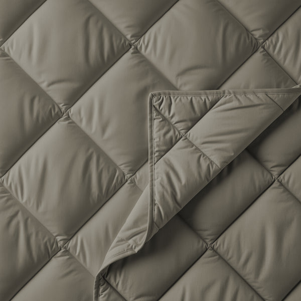 Lazy Dekbed Diamond Kaki