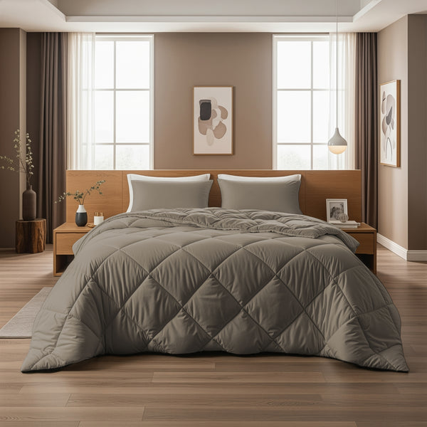 Lazy Dekbed Diamond Teak