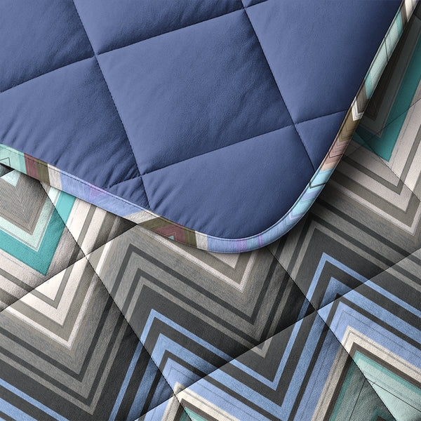 Lazy Dekbed Tilly Blauw Met Kussenslopen