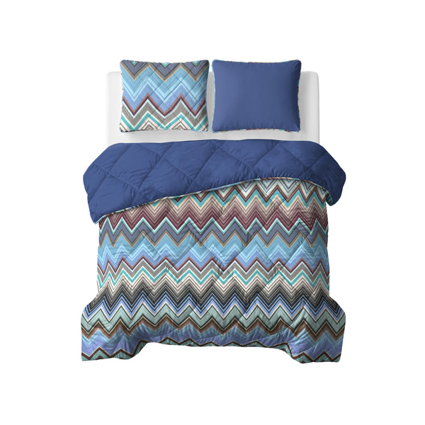 Lazy Dekbed Tilly Blauw Met Kussenslopen