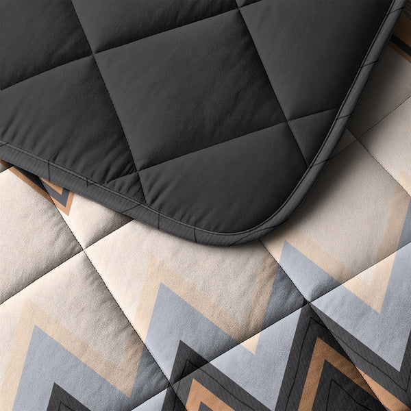 Lazy Dekbed Mikas Blauw/Zand Met Kussenslopen