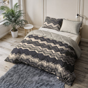 Lazy Dekbed Remon Taupe Met Kussenslopen