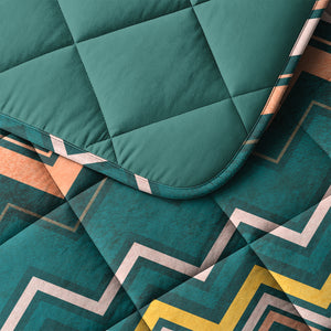 Lazy Dekbed Scala Donkergroen Met Kussenslopen