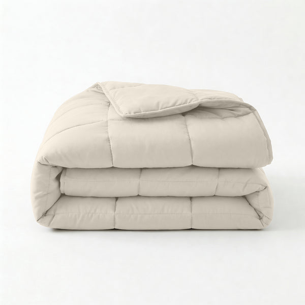 Lazy Dekbed Percale Beige