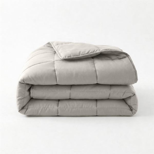Dekbed Zonder Overtrek (100% Percale Katoen) Taupe