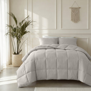 Dekbed Zonder Overtrek (100% Percale Katoen) Taupe