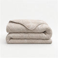 Bettdecke ohne Bezug - Zeke Beige (100% Baumwolle)