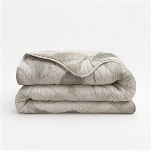 Dekbed Zonder Overtrek - Misty Beige/Grijs (100% Katoen)