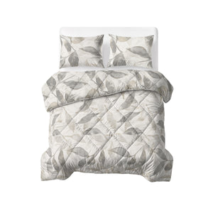 Dekbed Zonder Overtrek - Misty Beige/Grijs (100% Katoen)