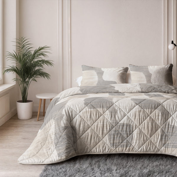 Checkered 2pack slopen Beige/Grijs 60 x 70