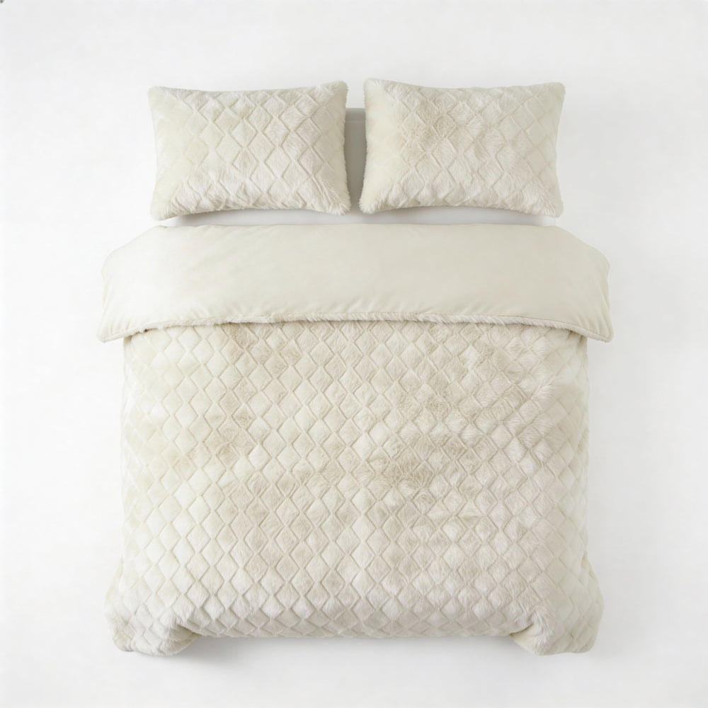 Faux Fur Syon Crème