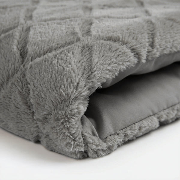 Faux Fur Syon Grijs
