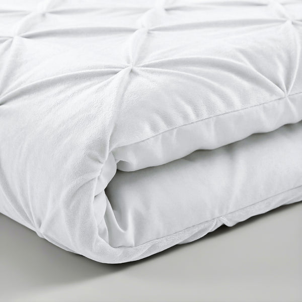 Dekbed Zonder Overtrek - Easy Velvet Pintuck Wit